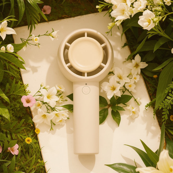 Portable USB Rechargeable Handheld Fan Bowlift
