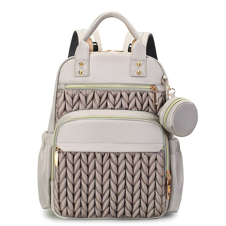 Fashionable backpack with practical compartment system Bowlift