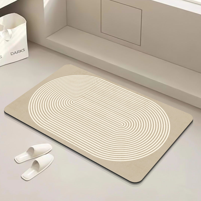 Modern Geometric Bath Mat Bowlift
