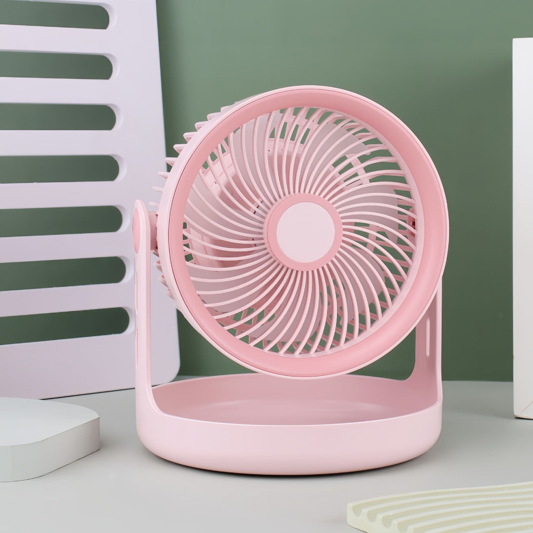 Women's portable table fan with ergonomic design and easy handling Bowlift