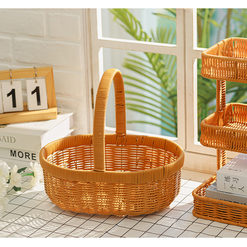 Artisan Woven Utility Basket Bowlift