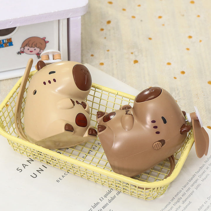 Ladies Portable Mini Fan in Cute Animal Design Bowlift
