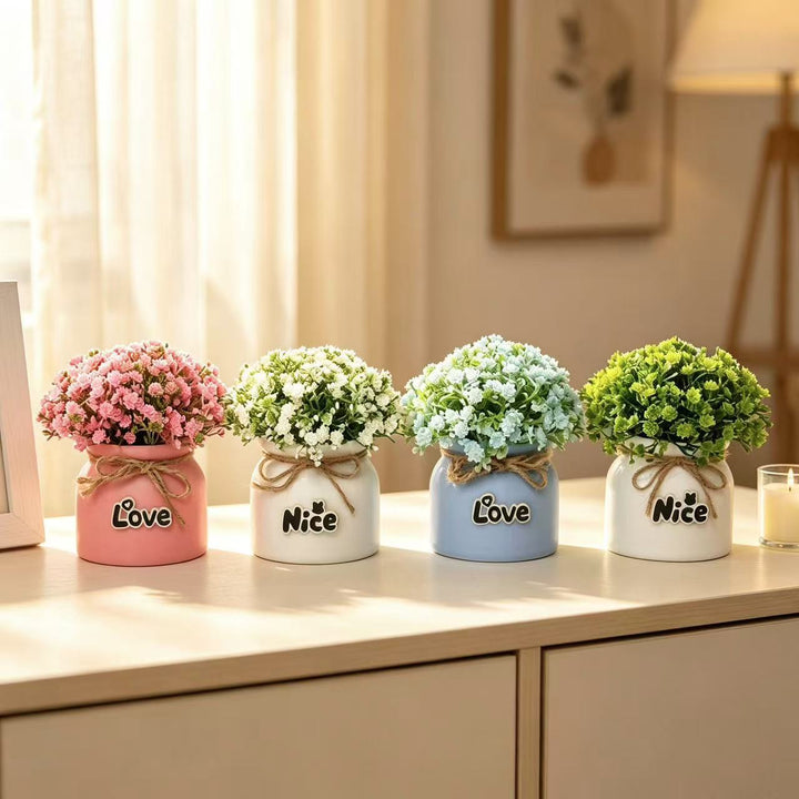 Lifelike Artificial Floral Arrangement for Home Decor