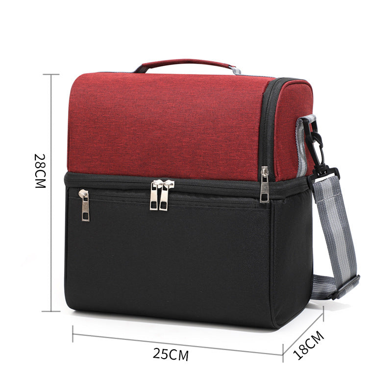 Ladies Multifunctional Cooler Bag with Insulated Double Chamber Bowlift