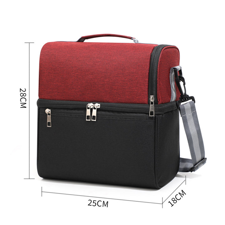Ladies Multifunctional Cooler Bag with Insulated Double Chamber Bowlift
