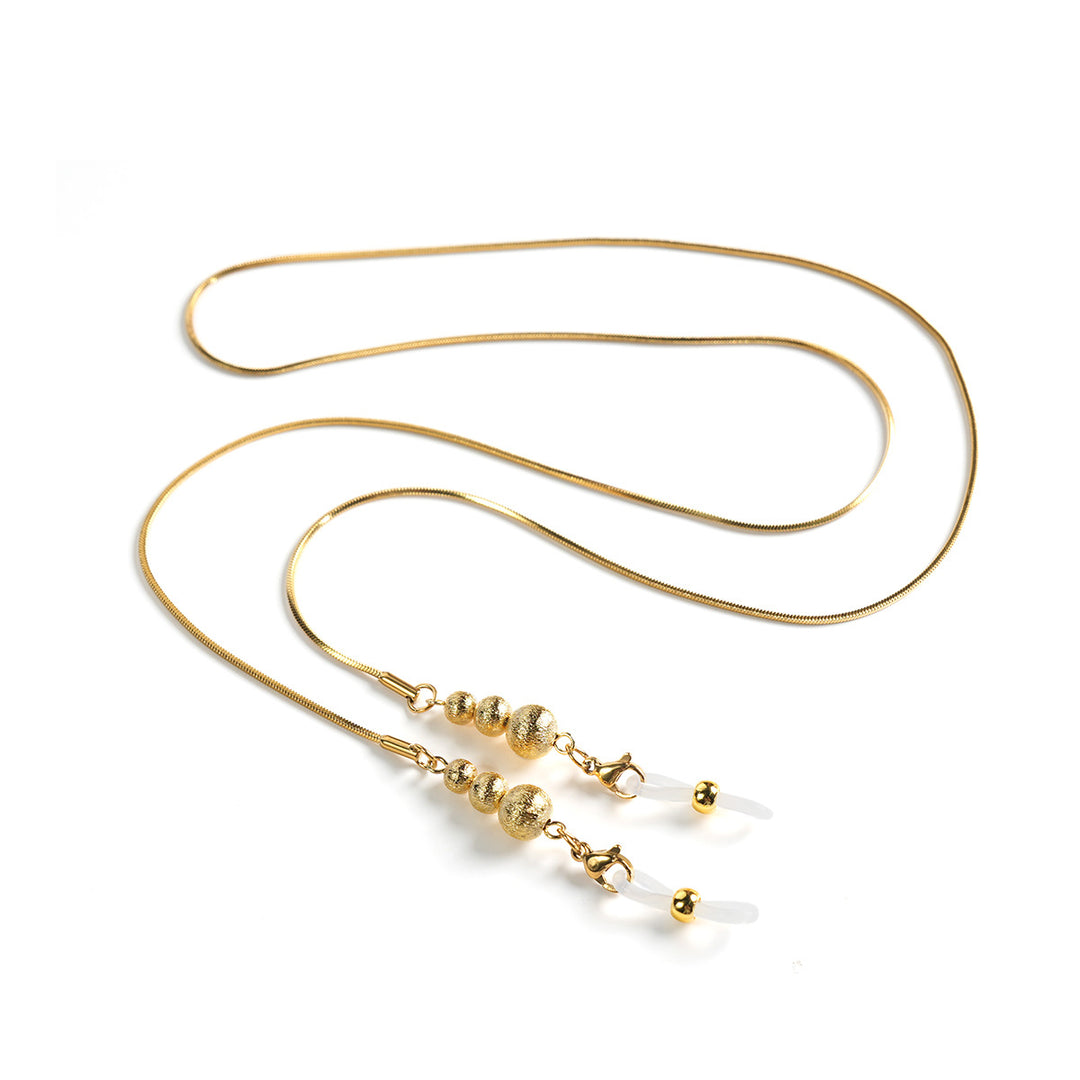 Elegant Eyewear Retainer Chain Bowlift