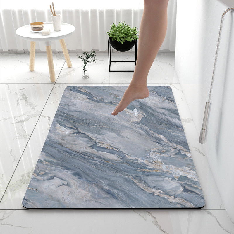 Soft Touch Marble Bath Mat Bowlift