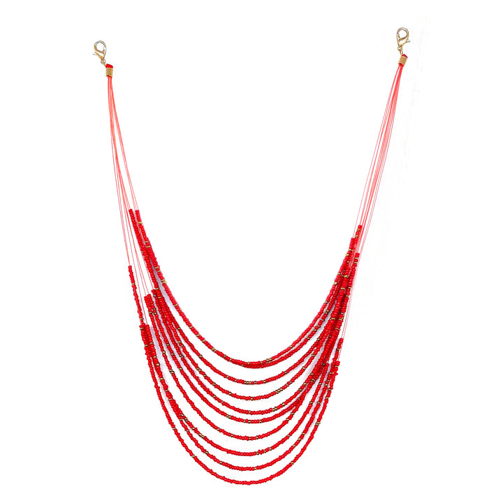 Multilayered Beaded Necklace Bowlift