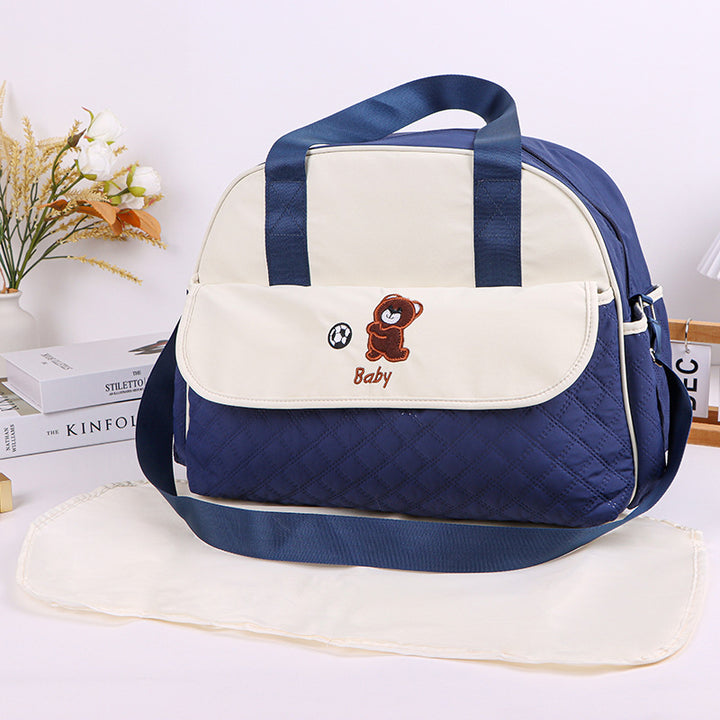 Stoff Diaper Bag with Practical Changing Mat Bowlift