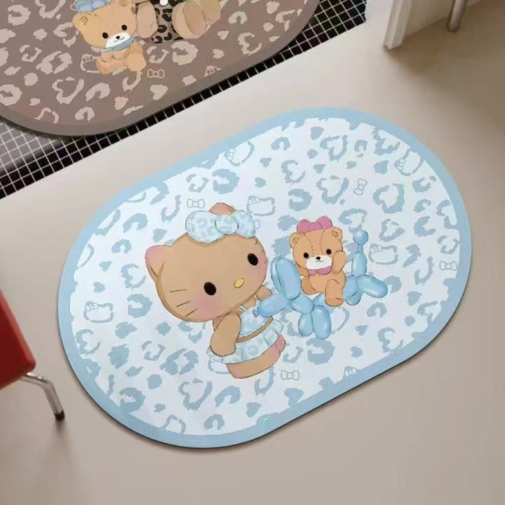 Hello Kitty-Themed Bath Mat Bowlift