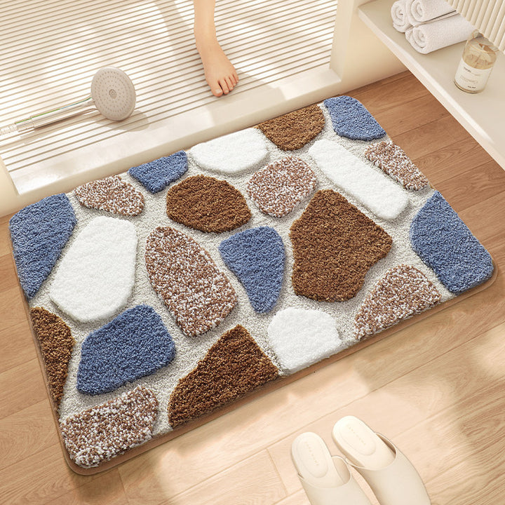 Plush Decorative Bath Mat Bowlift