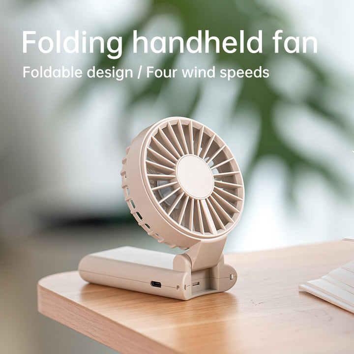 Women portable high-performance handheld fan with USB charging function Bowlift