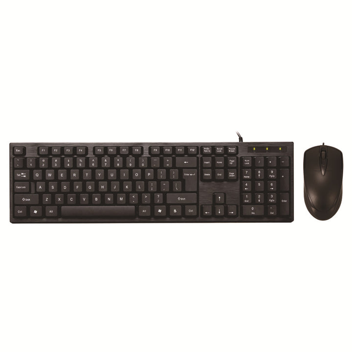 Wired Keyboard and Optical Mouse Combo Bowlift
