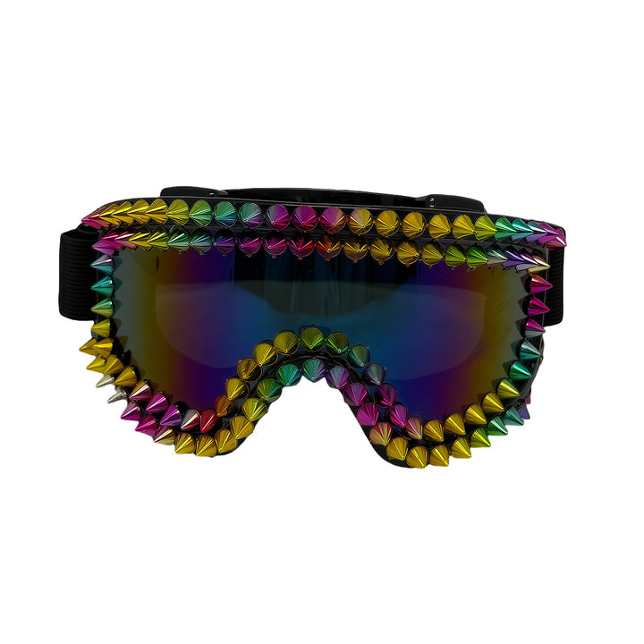 Ladies fashionable ski goggles with trendy stud design Bowlift
