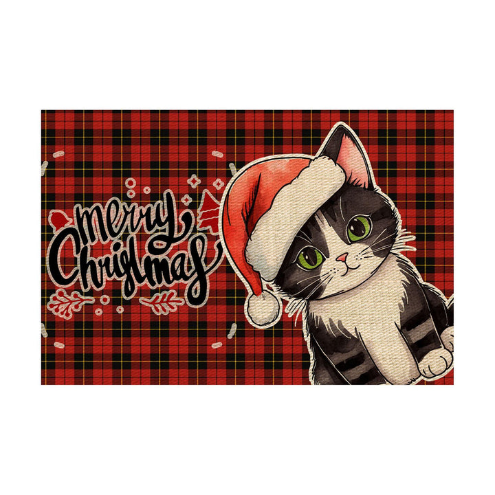 Christmas-Themed Decorative Door Mat Bowlift