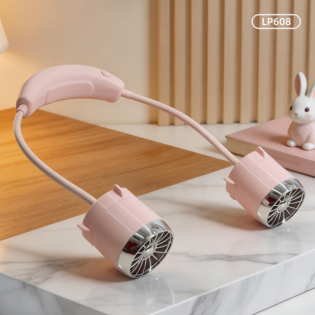 Portable Neck Fan with Innovative Cooling Mechanism Bowlift