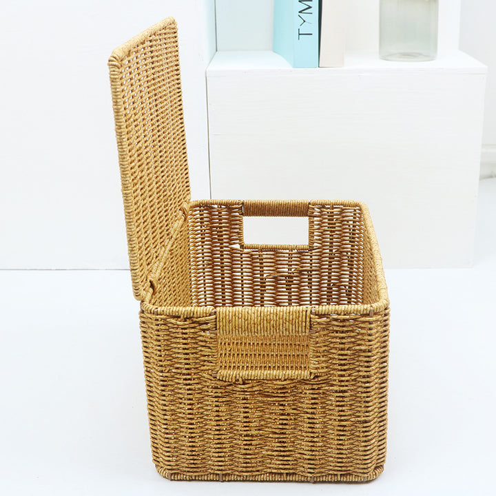Rectangular Woven Storage Box Bowlift