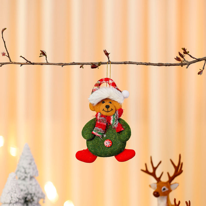 Decorative Plush Snowman Ornament Bowlift