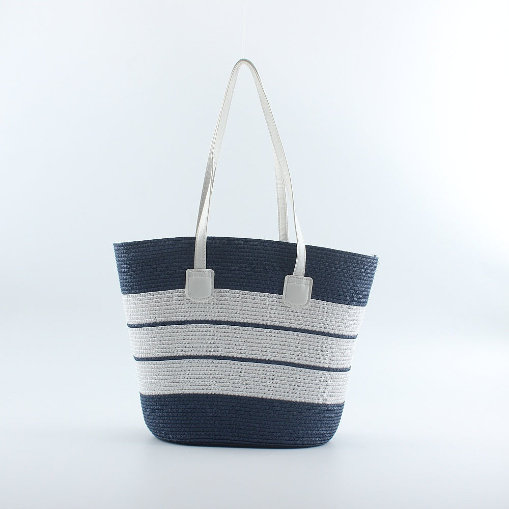 Beach bag in modern striped look Bowlift