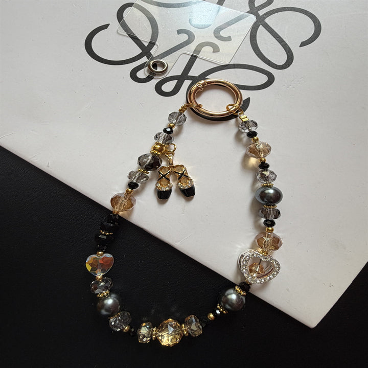 Decorative Bead Keychain Bowlift