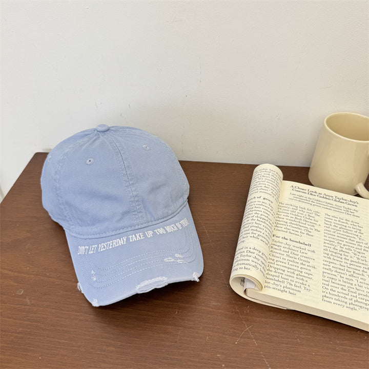 Men's Vintage Distressed Baseball Cap Bowlift