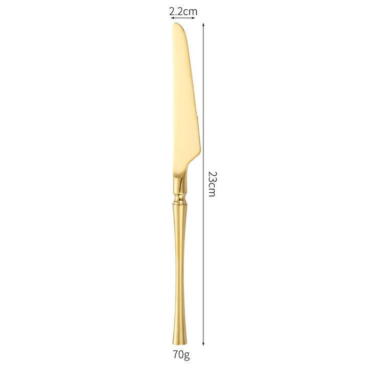 Luxurious and Elegant Dessert Knife with Precision Blade Bowlift