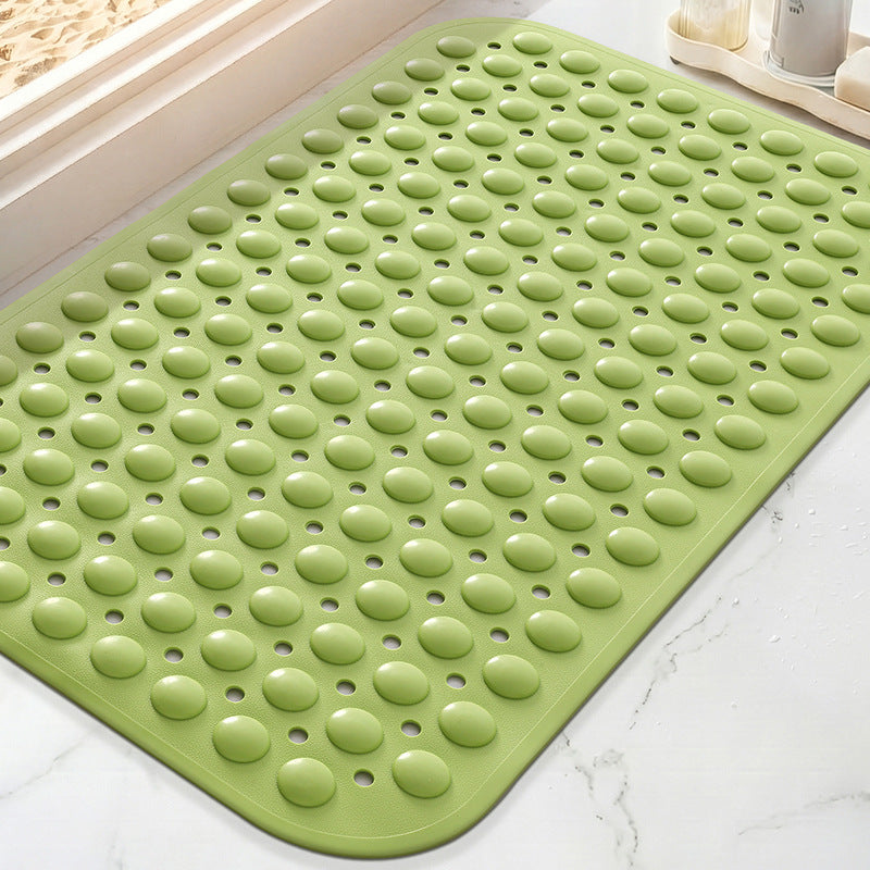 Textured Anti-Slip Bath Mat With Raised Drainage Nodules Bowlift