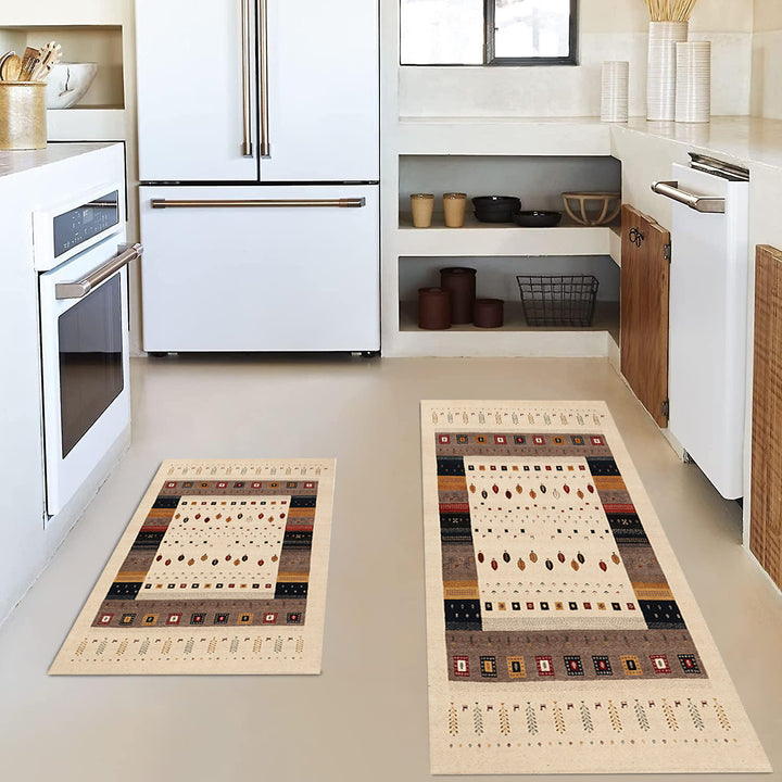 Vintage-Inspired Kitchen Mat Set Bowlift