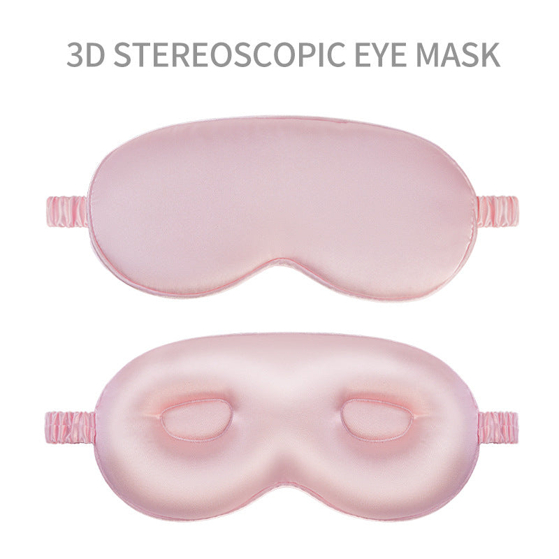 Unisex nano 3D-eye mask with distance chambers for eyelash protection and elastic comfort band Bowlift