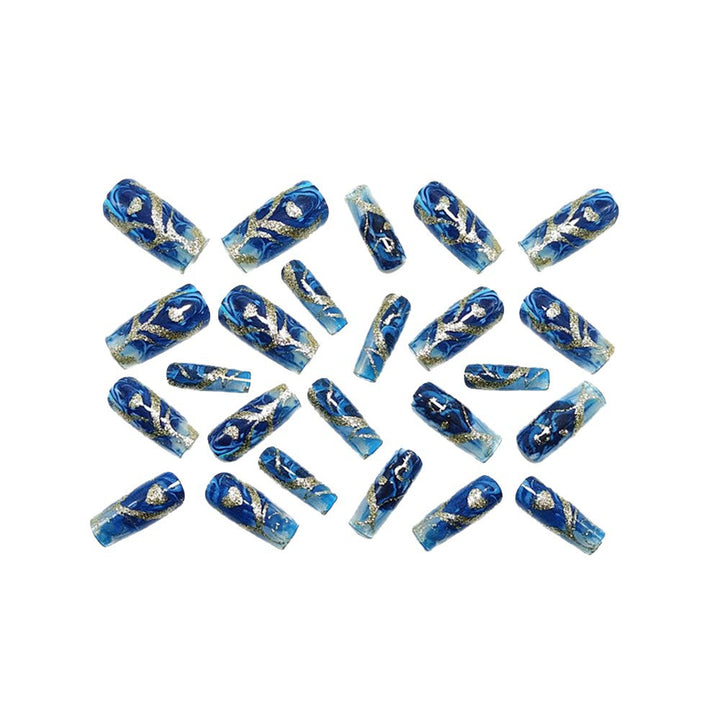 Nail art in maritime elegance design Bowlift