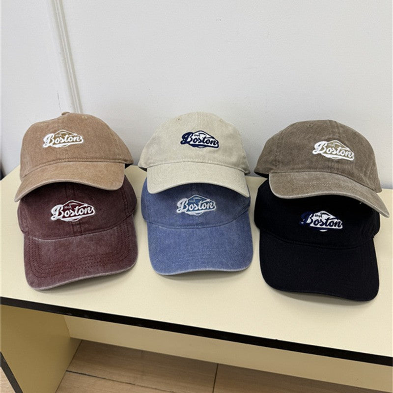 Unisex Vintage-Inspired Embroidered Baseball Cap Bowlift