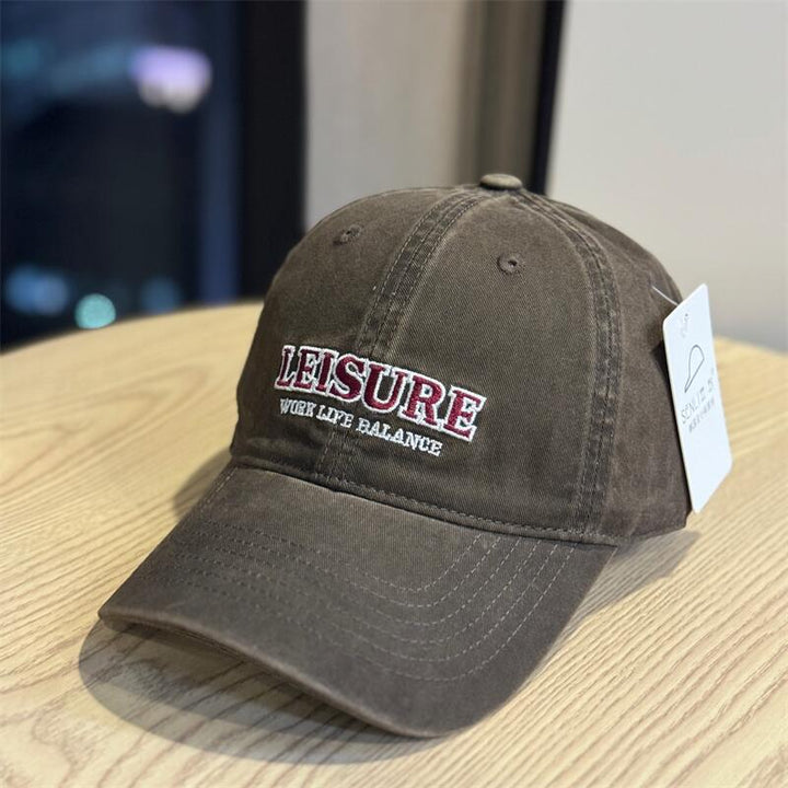 Women's Embroidered Leisure Cap Bowlift