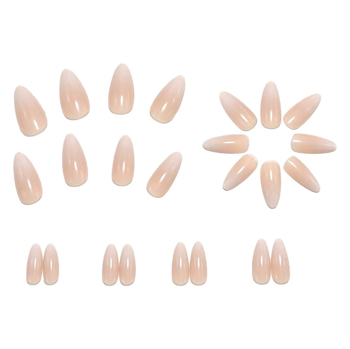 Artificial nails with elegant French design Bowlift