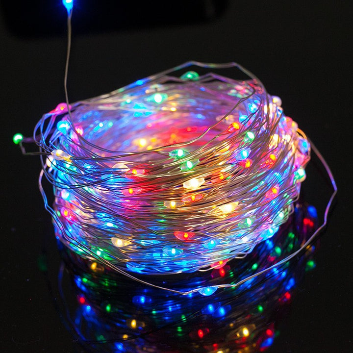 LED Fairy String Lights Ultra-Thin Silver Wire Battery Powered Splash Resistant Decorative Lighting Bowlift