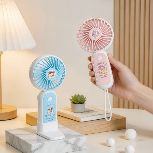 Ladies Portable USB Table Fan with Fun Design Bowlift