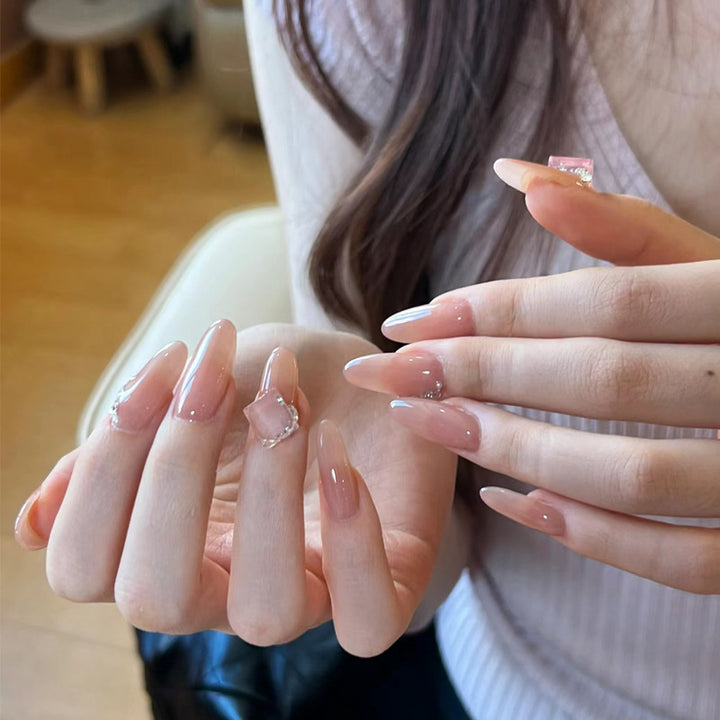 Acrylic Stiletto Press-On Nails Bowlift