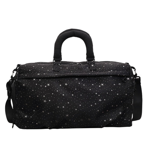 Star-Patterned Multi-Functional Duffle Bag