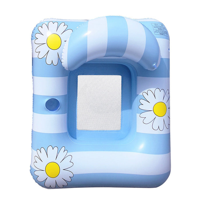 Women's Inflatable Lounger with Flower Design Bowlift