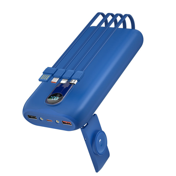 Portable power bank with integrated wireless charging function Bowlift