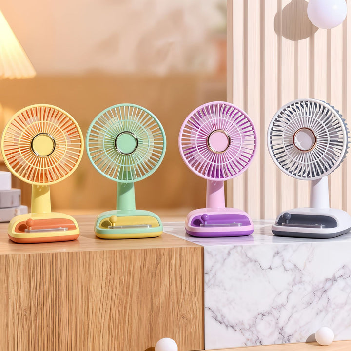 Portable USB Table Fan with Playful Design Bowlift
