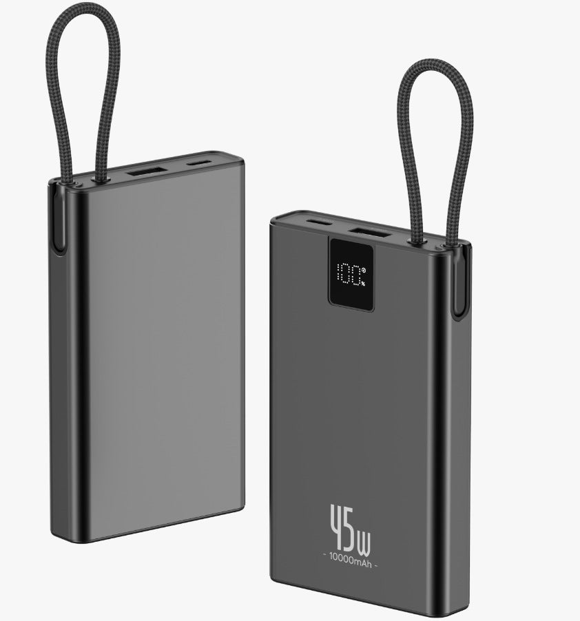 Portable high-performance power bank with smart charging display and USB-C connection Bowlift