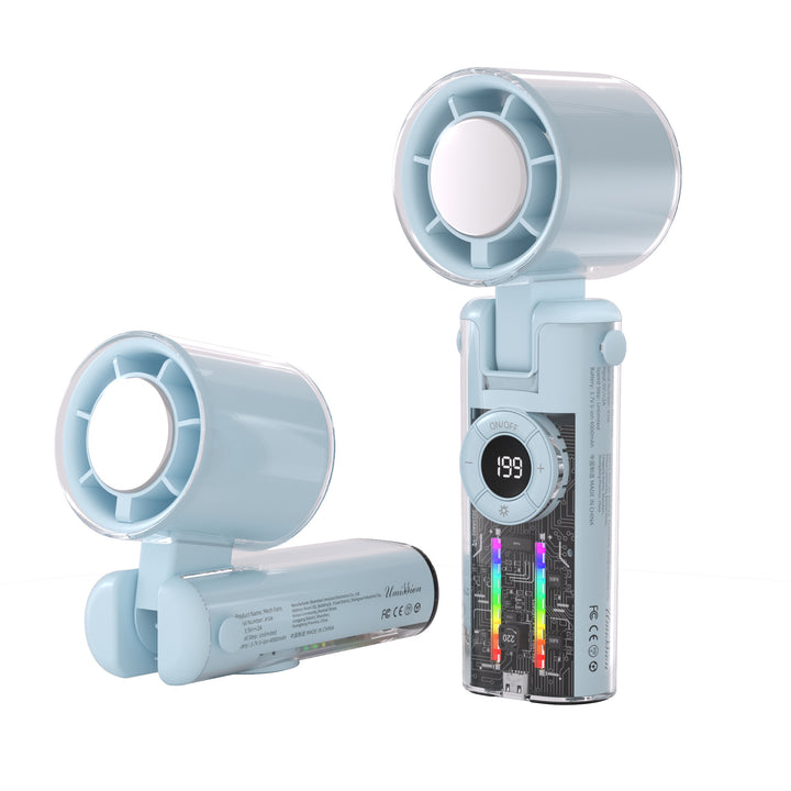 Portable Rechargeable Handheld Fan Bowlift