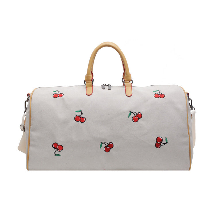 Elegant Embroidered Travel Duffle Bag Bowlift