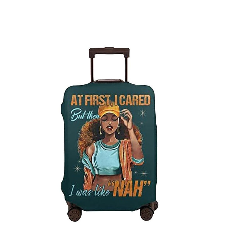 Women's hard-shell suitcase with unique skull and rose design Bowlift