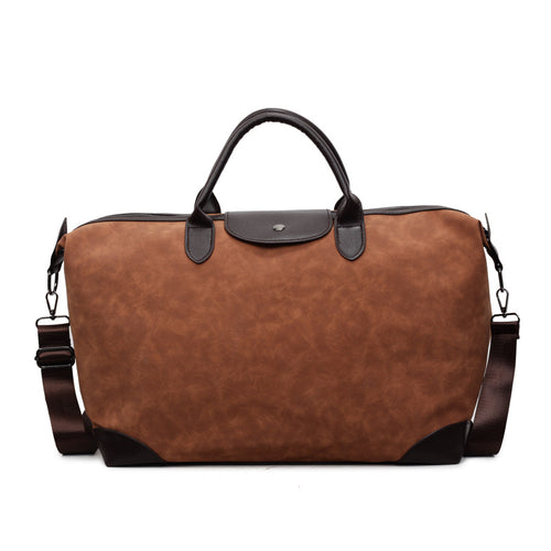 Luxurious Leather Travel Duffle Bag