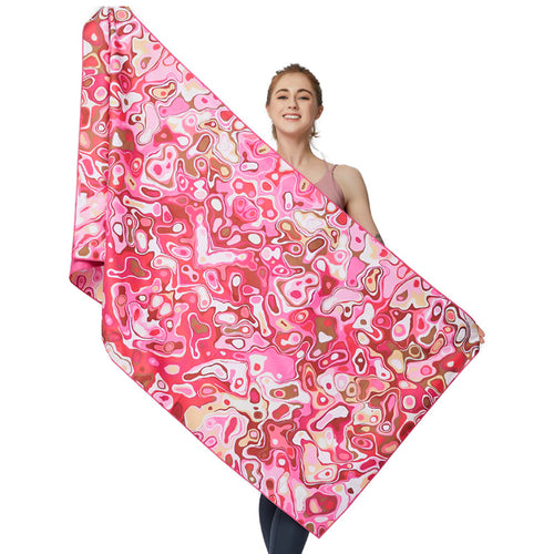 Large beach towel with colorful pattern Bowlift