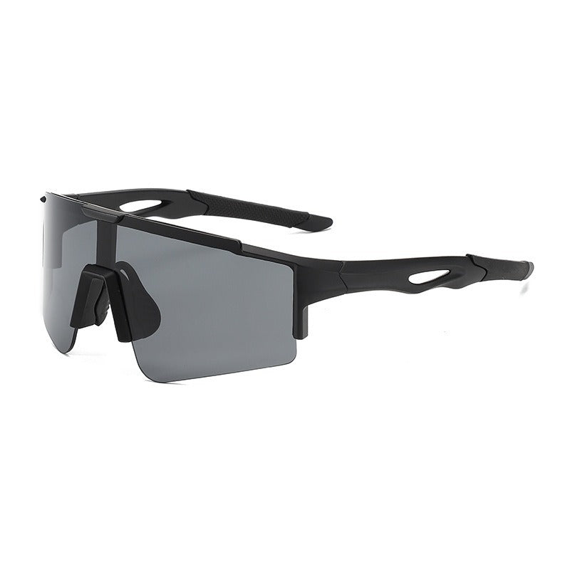 Unisex nan sporty polarizing bike sunglasses with a one-piece visor and non-slip temples Bowlift