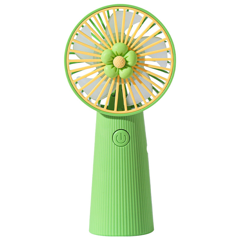 Flower-Themed Handheld Cooling Fan Bowlift