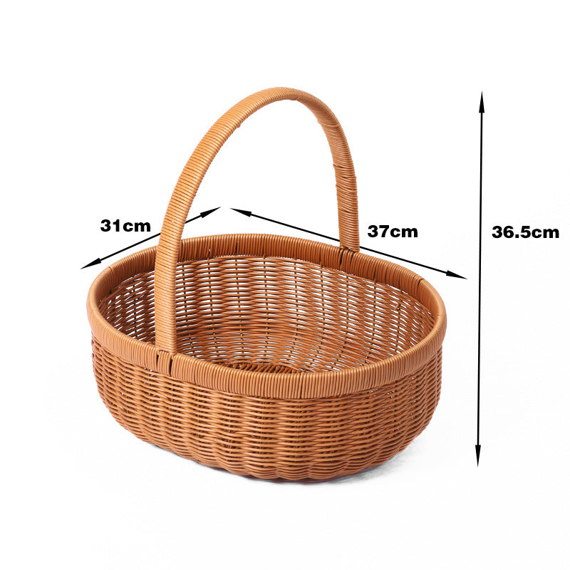 Artisan Woven Utility Basket Bowlift