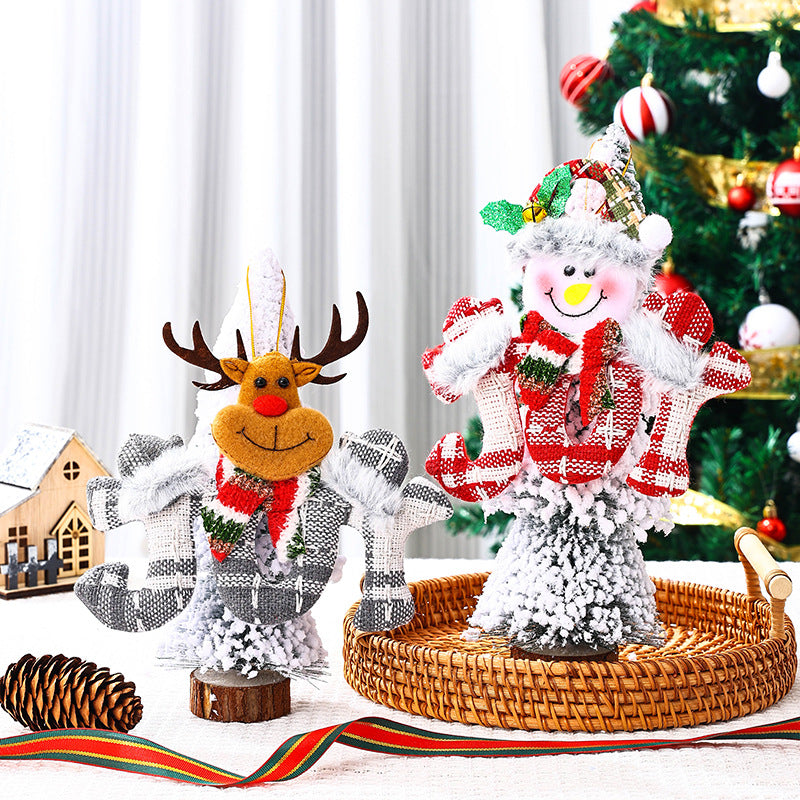 Cute Christmas tree ornament in snowman design Bowlift